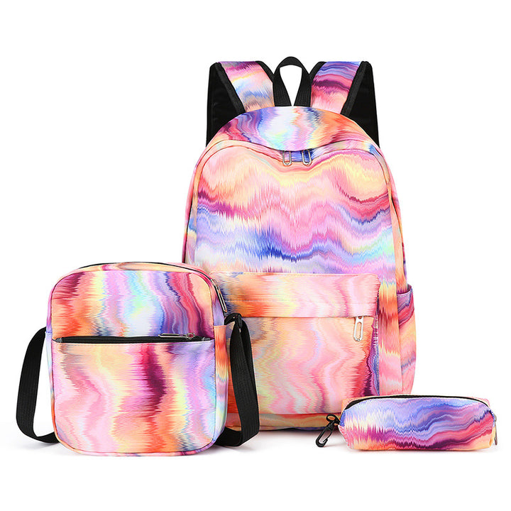 Stylish backpack with matching crossbody bag and pencil case Stornfield