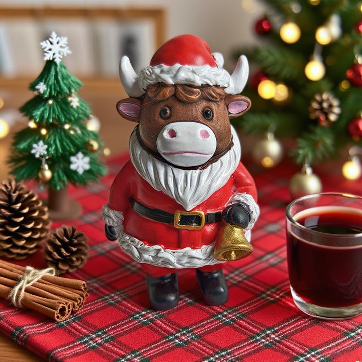 Christmas decoration figure in Highlands cattle design Stornfield