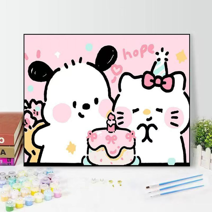 Cute Character Bath Time Wall Art Stornfield