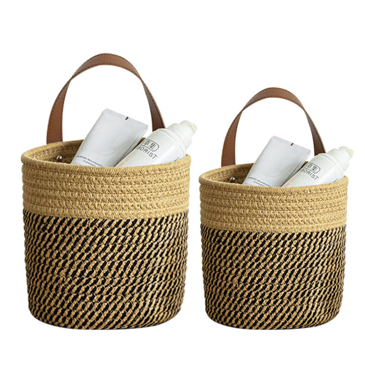 Ladies stylish storage baskets made of cotton Stornfield