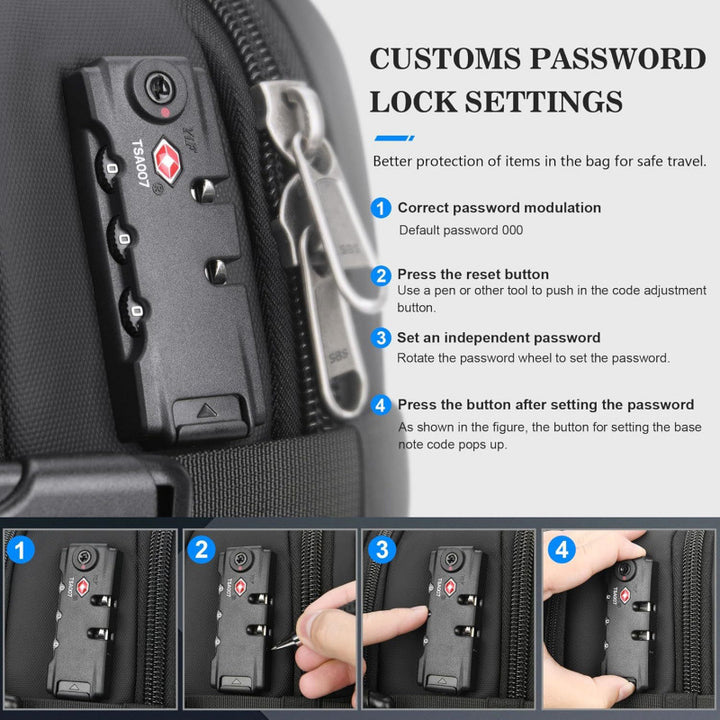 Multifunctional backpack with integrated charging port Stornfield