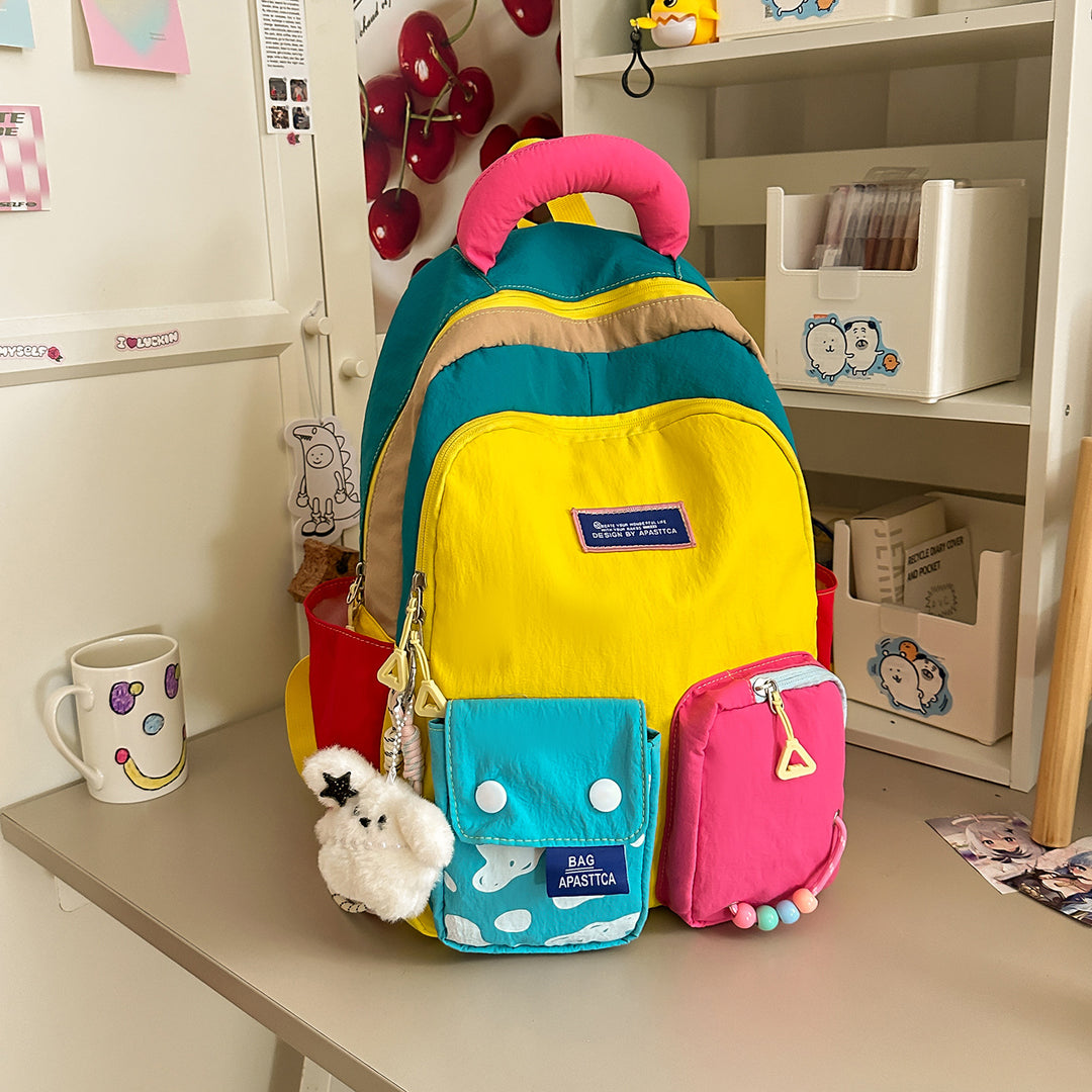 Colorful Multi-Pocket Backpack Stornfield