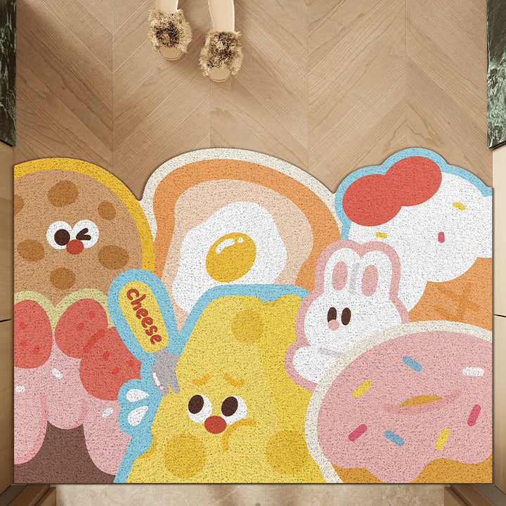 Whimsical Food-Themed Indoor Mat Stornfield