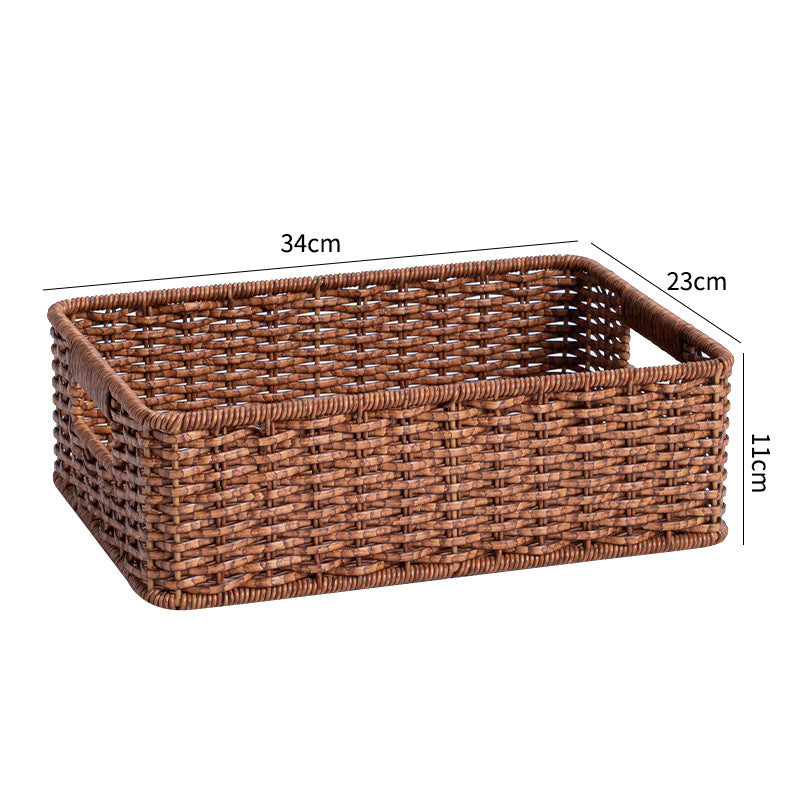 Rectangular Handwoven Storage Organizer Stornfield