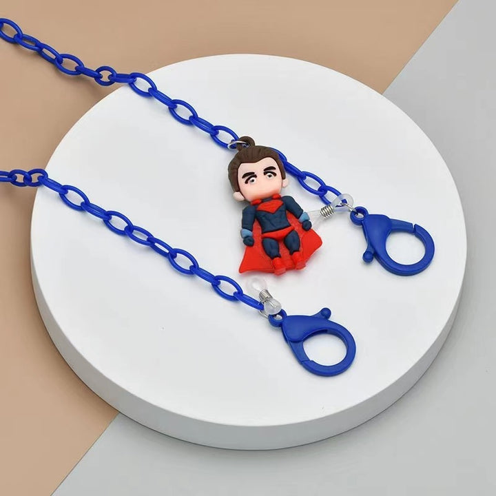 Playful glasses holder chain with figure pendant Stornfield