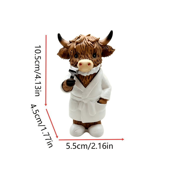 Funny Highland Cattle Bathroom Figure Stornfield