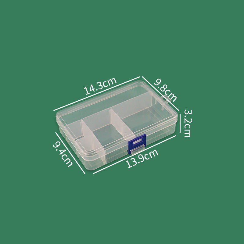 Multi-Compartment Transparent Storage Box Stornfield