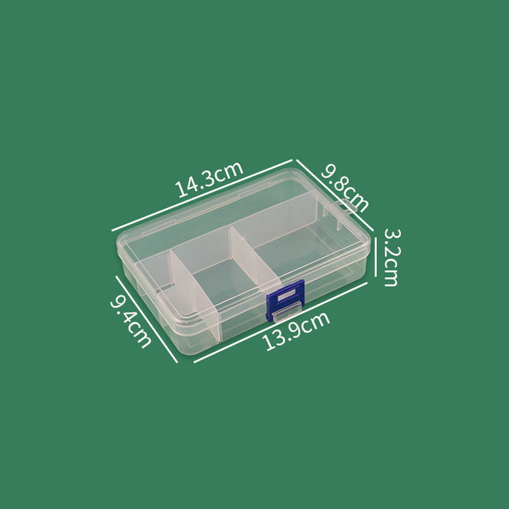 Multi-Compartment Transparent Storage Box Stornfield
