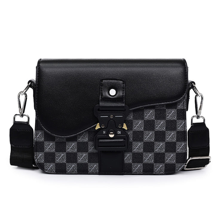 Chic Checkerboard Crossbody Bag
