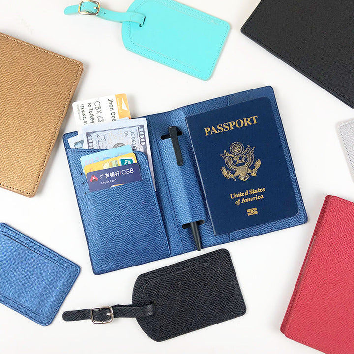 Stylish Passport and Luggage Tag Set Stornfield