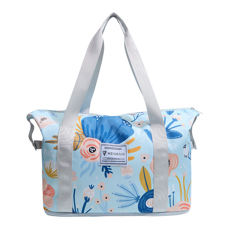 Tropical Pattern Travel Duffle Bag