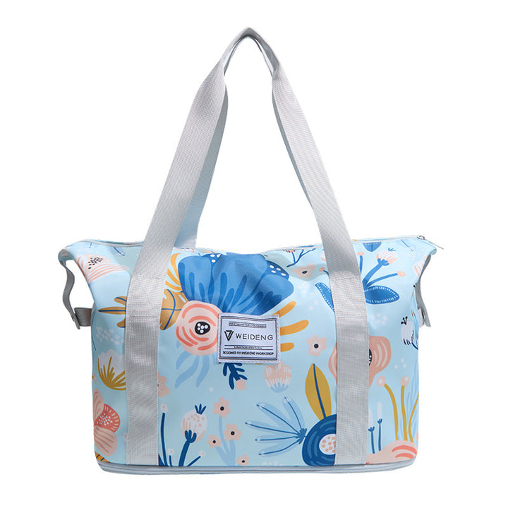 Tropical Pattern Travel Duffle Bag