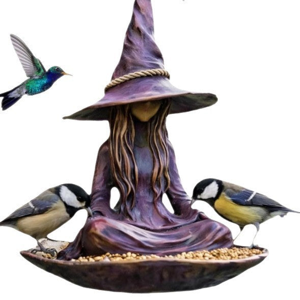 Witch-Themed Bird Feeder Stornfield