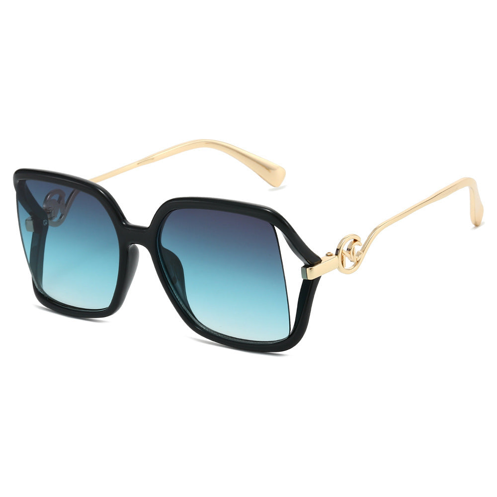 Oversized Geometric Gradient Sunglasses Stornfield