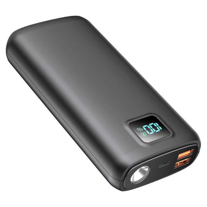 Power bank with integrated LED flashlight and digital display Stornfield