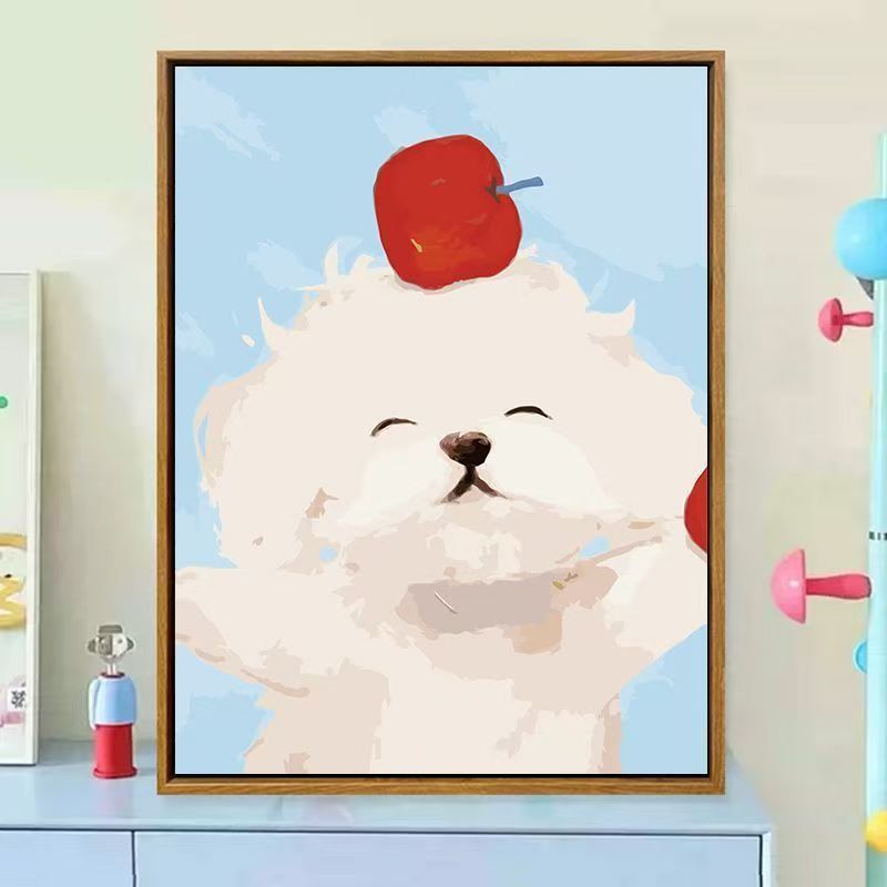 Cute Dog-Themed Decorative Canvas Art Stornfield