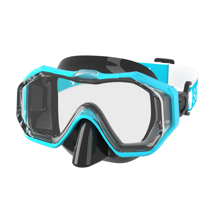 High-quality diving mask with flexible silicone rim and UV protection Stornfield