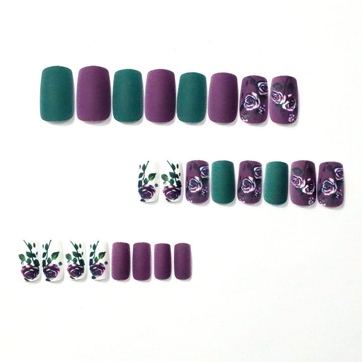 Floral Acrylic Nail Art Enhancements Stornfield 1789915912