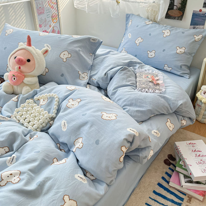 Children's Whimsical Cartoon-Themed Bedding Set