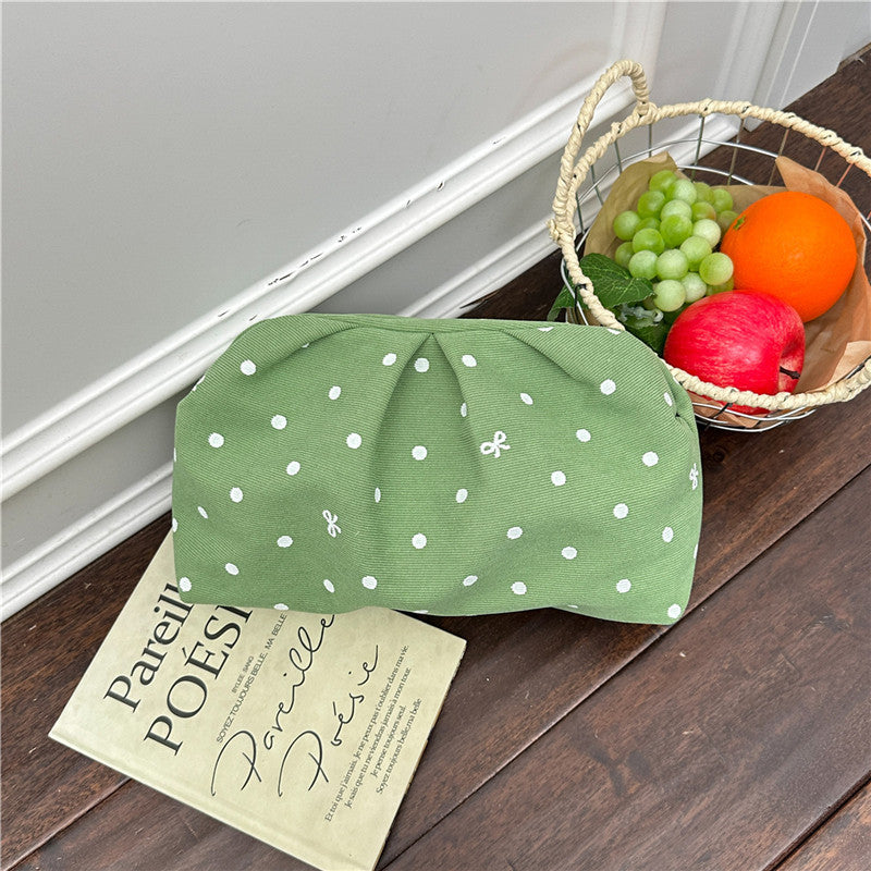 Playful Polka Dot Clutch
