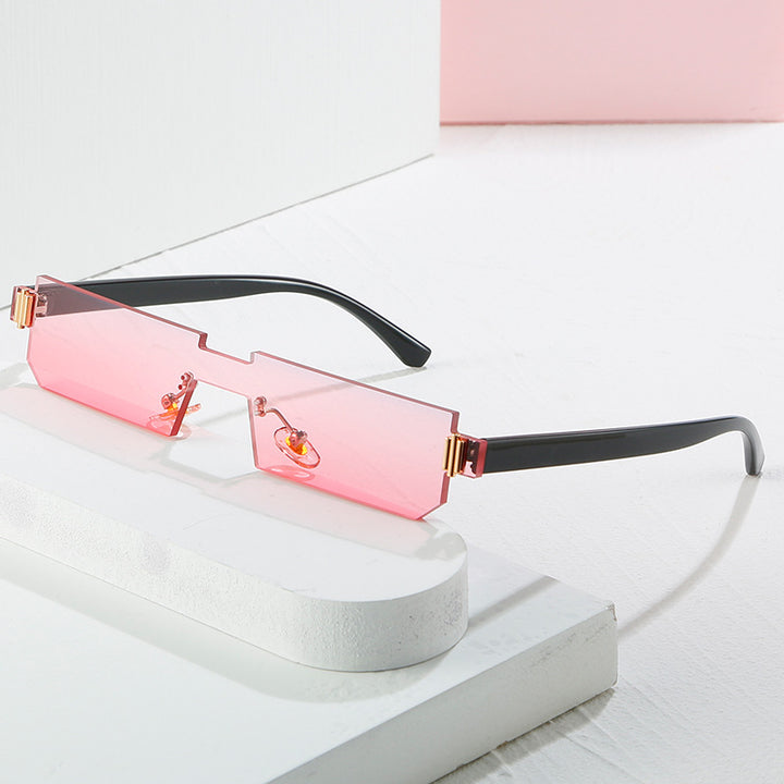 Women's fashionable geometric sunglasses with fine frame Stornfield