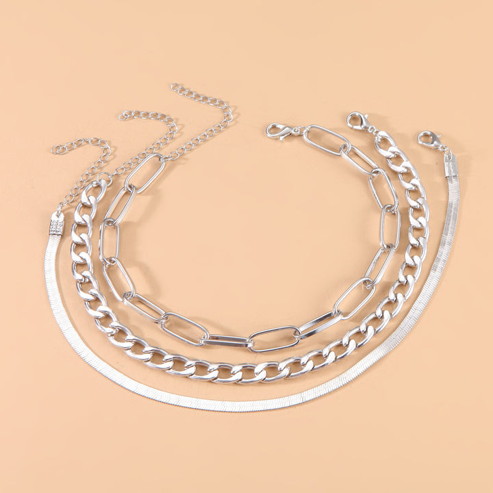 Twisted Silver Chain Bracelet Stornfield