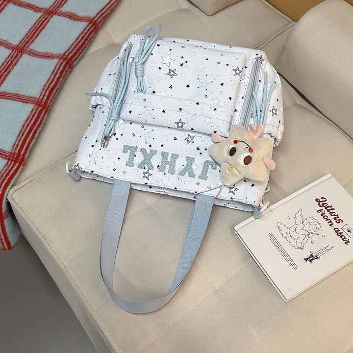 Stylish Star-Printed Backpack Stornfield 1791205378