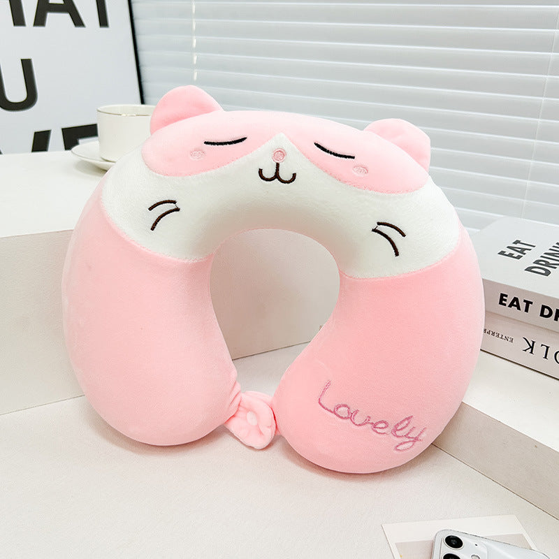 Women's Neck Support Pillow with Playful Design Stornfield