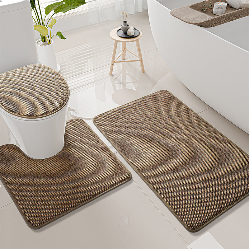 Eco-Friendly Textured Bath Mat Set