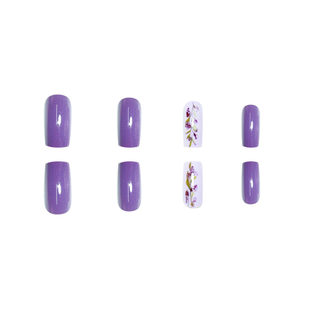 Floral Nail Art Press-On Extensions Stornfield