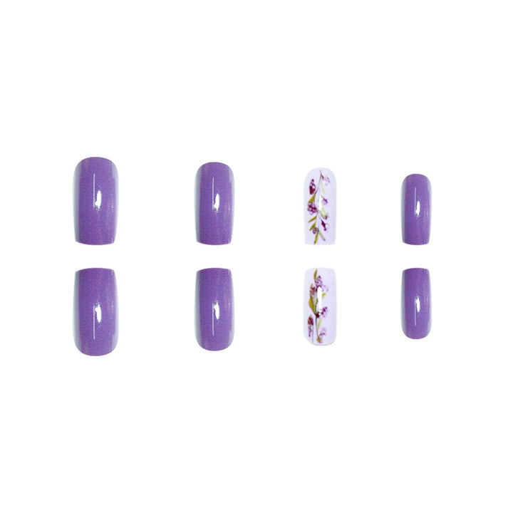 Floral Nail Art Press-On Extensions Stornfield