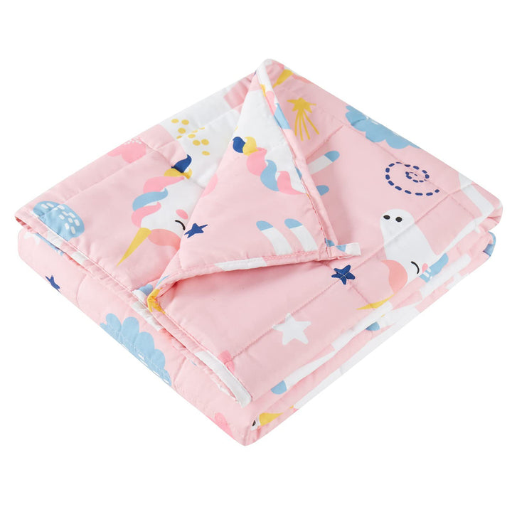 Child's blanket with colorful dinosaur motif Stornfield