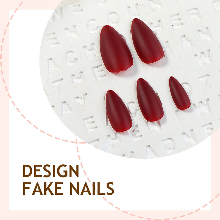 Premium Artificial Nail Set with Matte Finish Stornfield