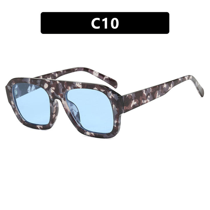 Women's oversized sunglasses with distinctive rectangular frame Stornfield