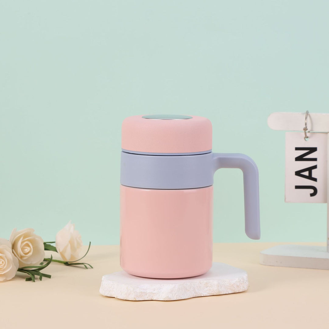 Women's insulated cup with ergonomic handle and spill-proof lid Stornfield