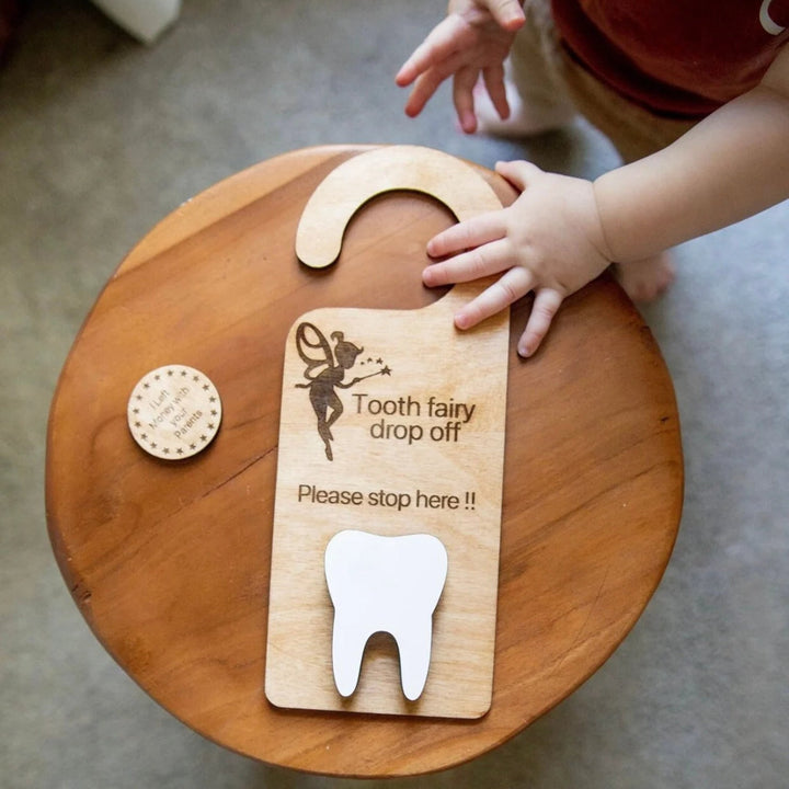 Decorative Tooth Fairy Drop-Off Sign
