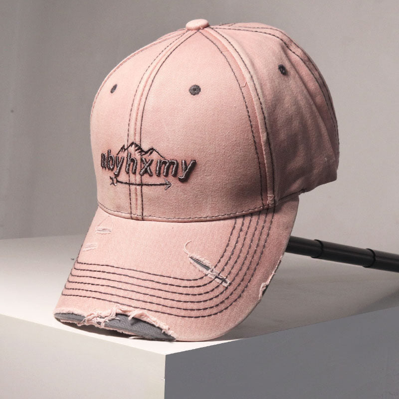 Men's Vintage Distressed Denim Baseball Cap Stornfield