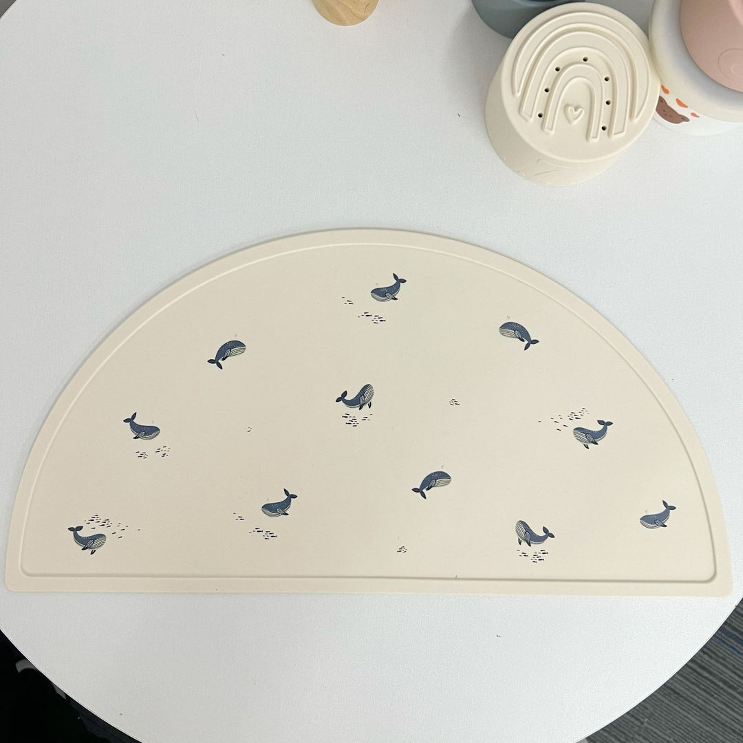 Children's Silicone NonSlip Half-Round Placemat