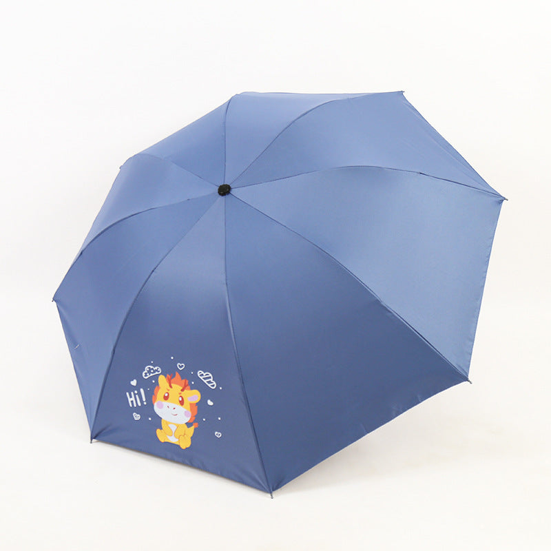 Women's Folding Umbrella with Fun Animal Design Stornfield