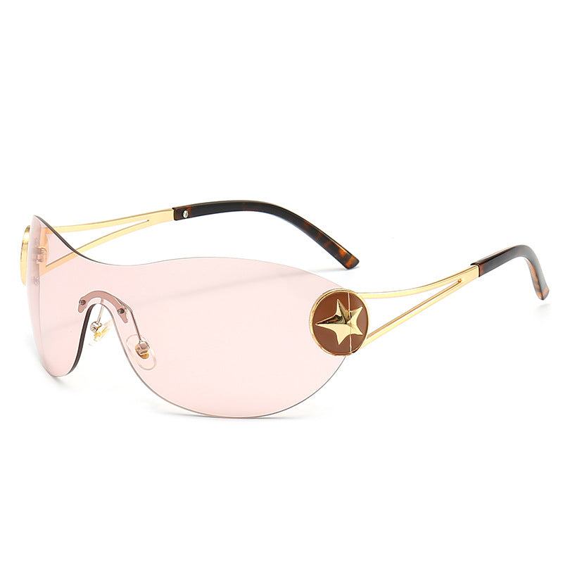 Women's fashionable sunglasses with transparent design and stylish accents Stornfield