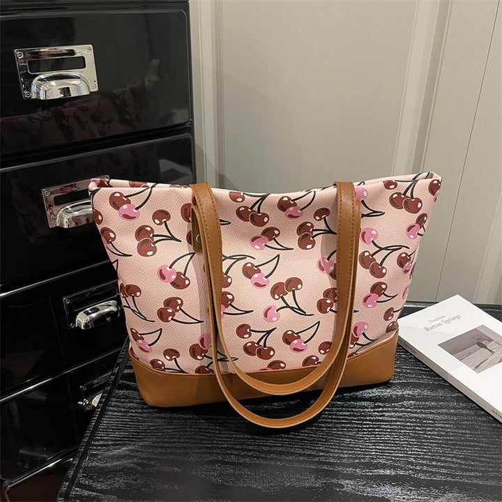 Playful Printed Canvas Tote Bag Stornfield