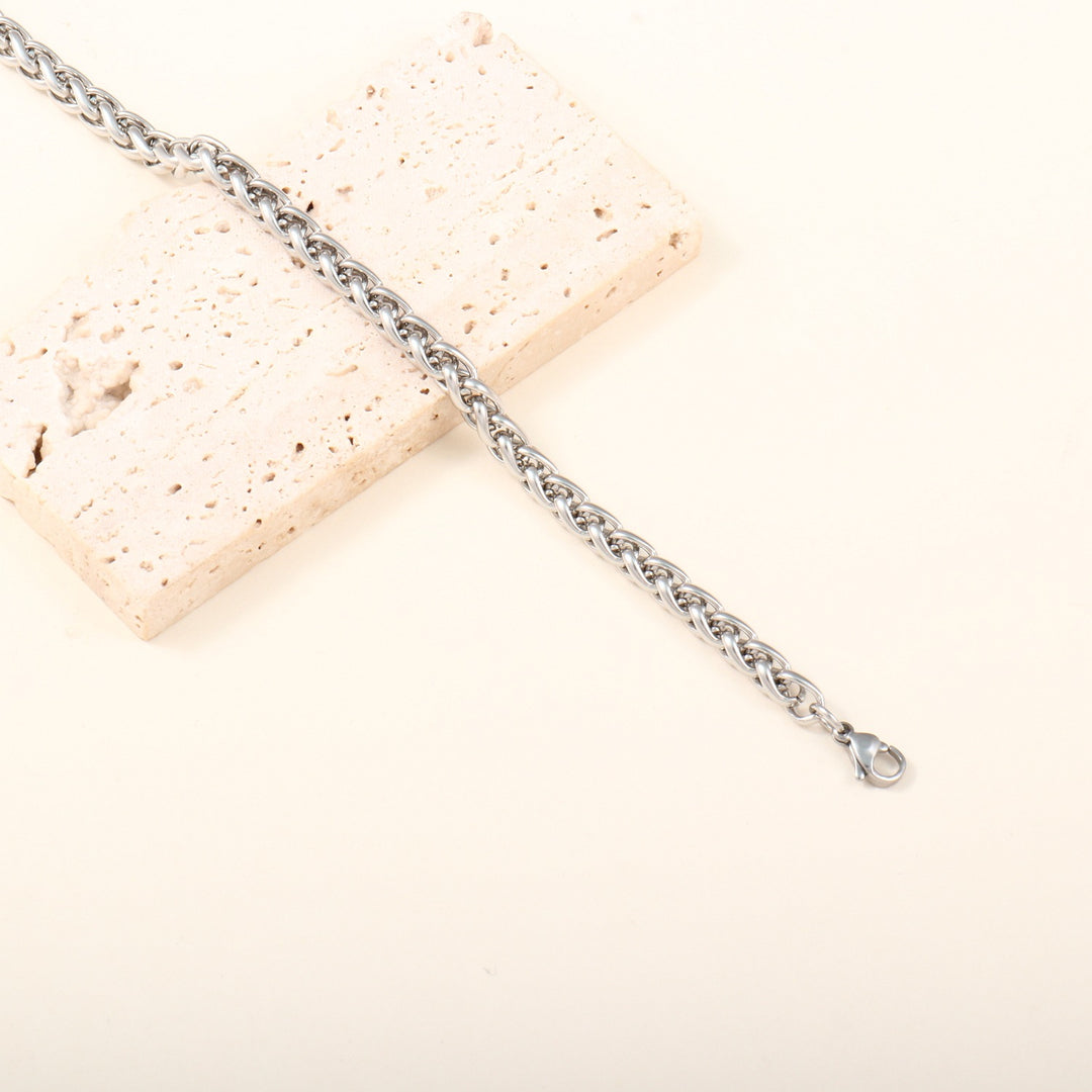 Handmade Textured Chain Bracelet Stornfield
