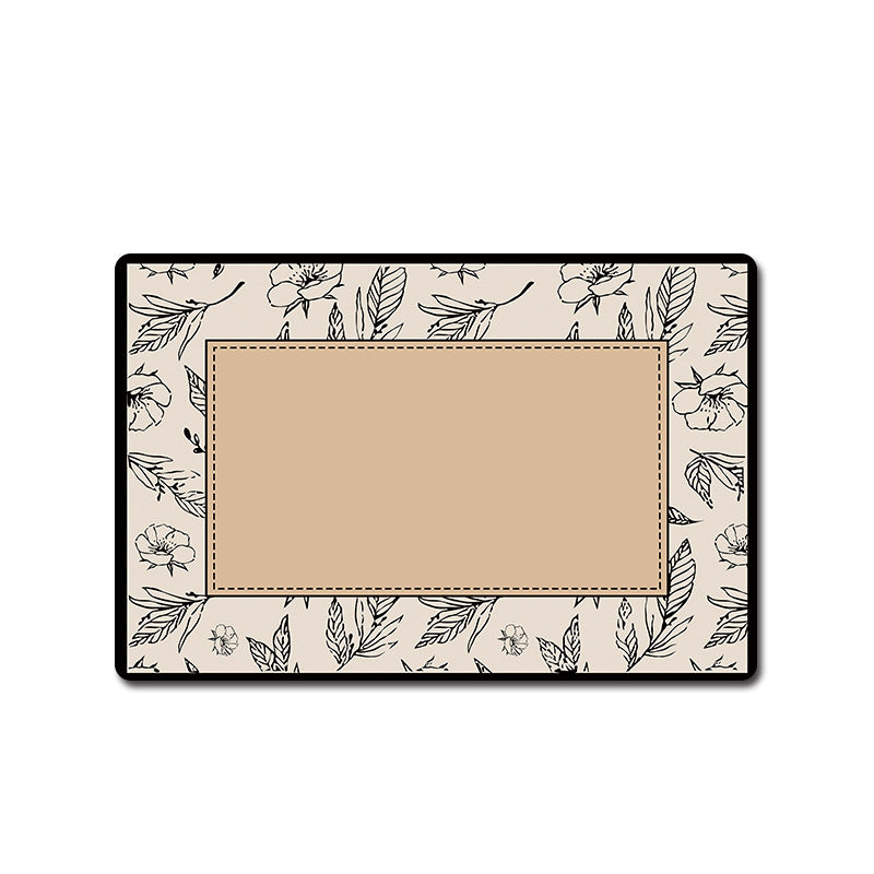 Floral Patterned Bathroom Mat Stornfield