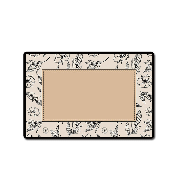Floral Patterned Bathroom Mat Stornfield
