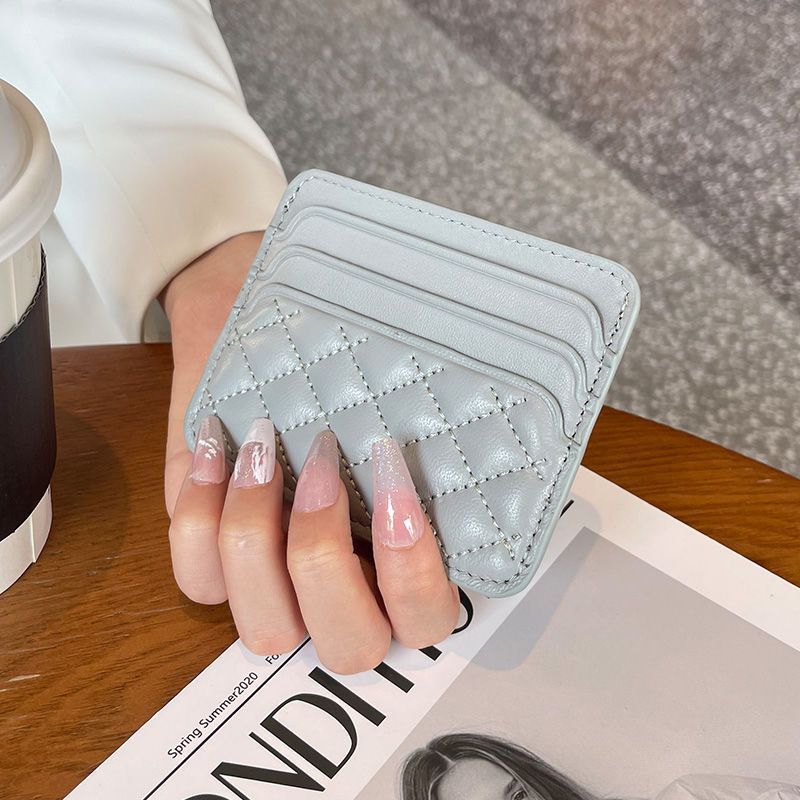 Quilted Leather Card Holder Stornfield