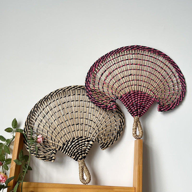 Women handmade fan made of natural materials Stornfield