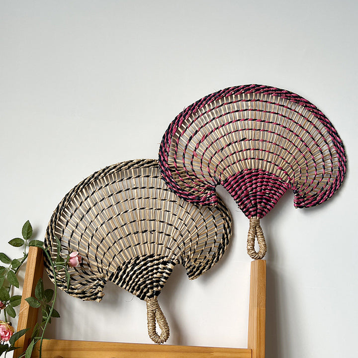 Women handmade fan made of natural materials Stornfield