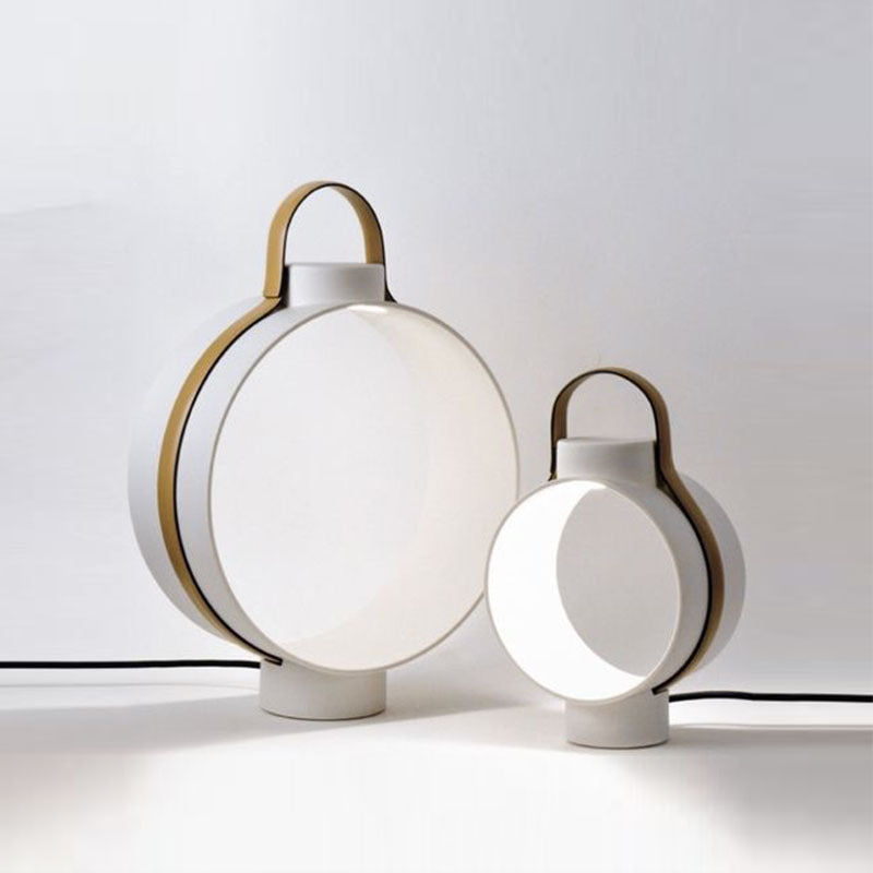 Modern Circular Portable Table Lamp
