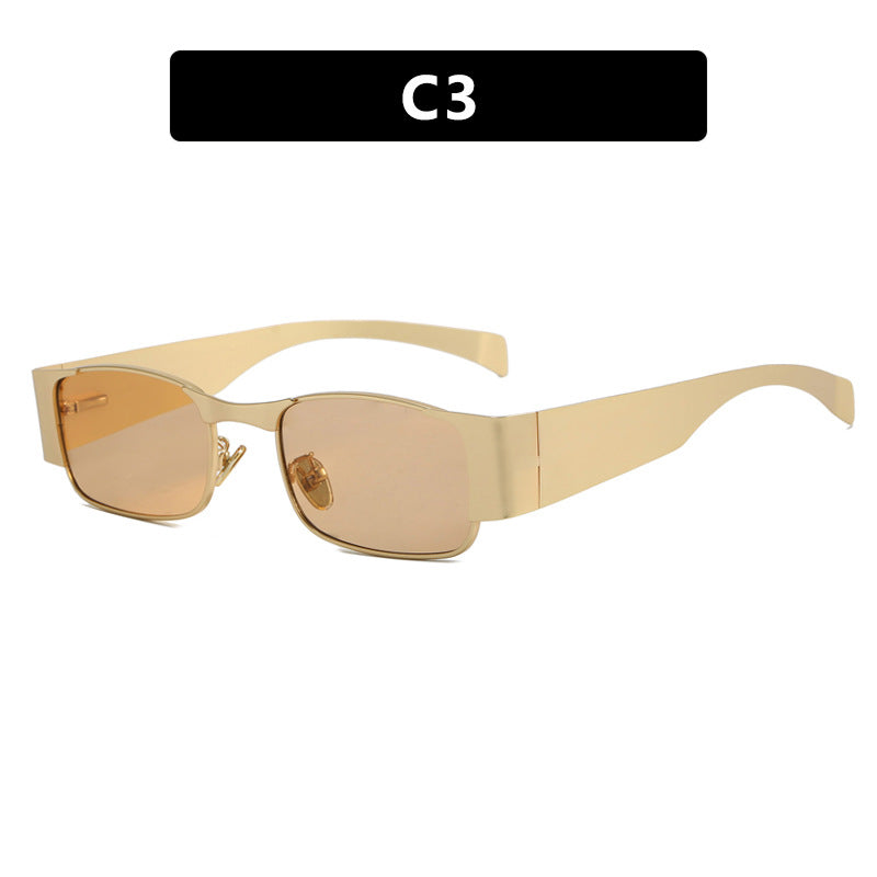 Women's fashionable rectangular sunglasses with elegant lenses Stornfield