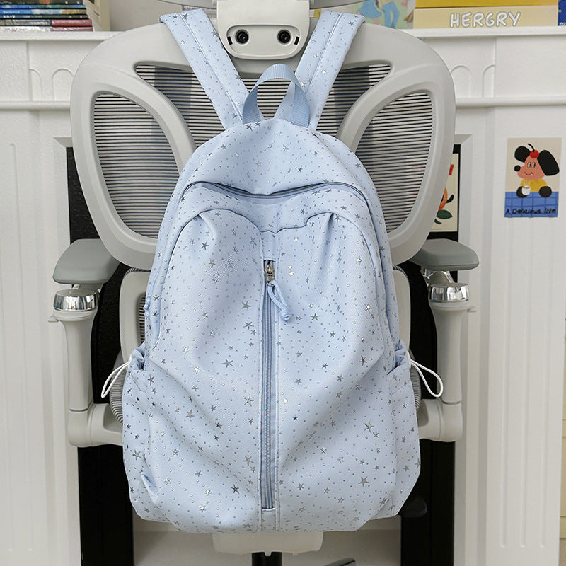 Star-Patterned Lightweight Backpack Stornfield
